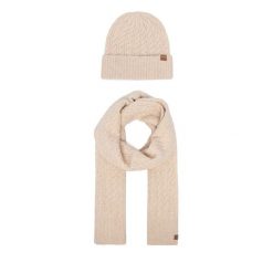 Zestaw szalik i czapka Liu Jo. Brązowe czapki damskie Liu Jo, bez wzorów. Za 339.99 zł.