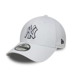Czapka z daszkiem New Era New York Yankees Outline 9FORTY. Szare czapki z daszkiem damskie New Era, bez wzorów, z bawełny. Za 126.05 zł.