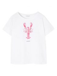 TATUUM Koszulka "Monki" w kolorze białym rozmiar: XXL. Białe bluzki damskie TATUUM, xxl, bez wzorów, z bawełny, bez kołnierzyka, bez ramiączek. Za 74.99 zł.