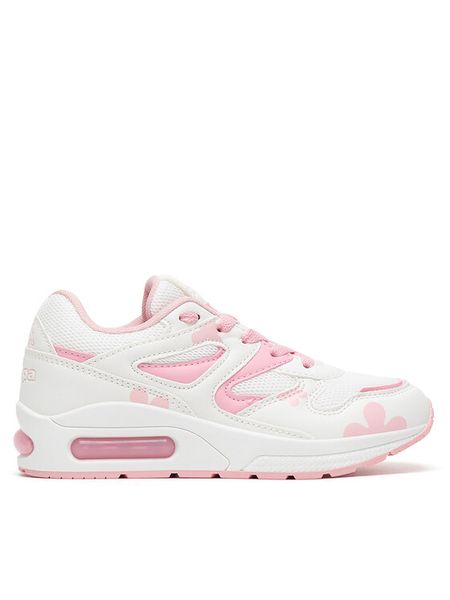 Kappa Sneakersy KC-23680Z(DZ) Biały. Białe buty sportowe dziewczęce Kappa, bez wzorów, z materiału, bez zapięcia. Za 139.99 zł.