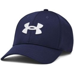 Czapka z daszkiem Under Armour Blitzing. Białe czapki z daszkiem damskie Under Armour, bez wzorów. Za 77.99 zł.
