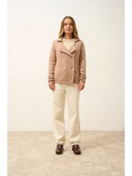 Just Cashmere Kaszmirowy kardigan w kolorze beżowym rozmiar: XL. Brązowe kardigany damskie Just Cashmere, xl, bez wzorów, z kaszmiru. Za 630.99 zł.