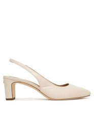 LAUREN RALPH LAUREN Czółenka 802P00096003 Écru. Czółenka damskie Lauren Ralph Lauren, bez wzorów, ze skóry, bez obcasa. Za 769.99 zł.