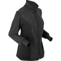 Kurtka sportowa z odblaskowym nadrukiem, bardzo lekka bonprix czarny. Czarne kurtki sportowe damskie bonprix, z nadrukiem. Za 79.99 zł.