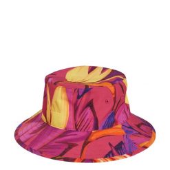 Czapka adidas x FARM Premium Bucket. Czerwone czapki damskie Adidas, bez wzorów, z materiału. W wyprzedaży za 136.95 zł.