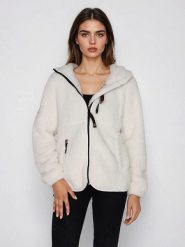 CANADA weather gear Kurtka polarowa w kolorze białym rozmiar: XL. Białe kurtki damskie CANADA weather gear, xl, bez wzorów, z polaru, bez kaptura. Za 148.26 zł.