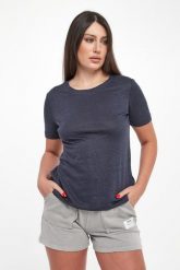 T-shirt damski lniany Lane ECOALF. T-shirty damskie Ecoalf, xl, bez wzorów, ze lnu, bez kołnierzyka. Za 259.00 zł.