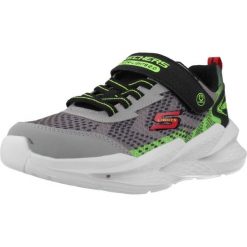 Buty SKECHERS METEOR LIGHTS Szary. Szare obuwie trekkingowe damskie Skechers, z tkaniny, bez zapięcia. Za 216.99 zł.