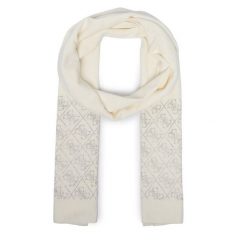 Szalik Guess. Białe szaliki damskie Guess, z aplikacjami. Za 294.99 zł.