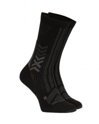 Skarpety X-Socks Trekking Perform Merino Crew Black. Czarne skarpetki damskie X Socks, bez wzorów, z syntetyku. Za 100.00 zł.
