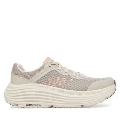 Buty do biegania Skechers. Brązowe obuwie sportowe damskie Skechers, bez zapięcia, do biegania. Za 289.99 zł.