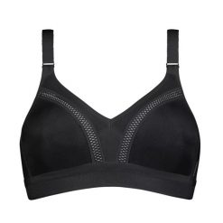 Biustonosz dla kobiet Triumph Triaction Workout N. Czarne biustonosze sportowe damskie Triumph, bez wzorów. Za 309.00 zł.