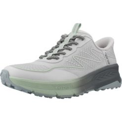 Buty SKECHERS SLIP-INS SWITCH BACK Szary. Szare obuwie sportowe damskie Skechers, z materiału, bez zapięcia, trekkingowe, Skechers Sport. Za 399.99 zł.