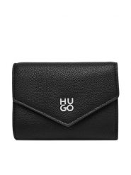 HUGO Portfel Chris 2.0 50547914 Czarny. Czarne portfele damskie Hugo, bez wzorów, ze skóry. Za 339.99 zł.