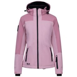 Dlx Erica - Damska kurtka narciarska Dlx Goździk. Czerwone kurtki damskie DLX, bez wzorów, z puchu, bez kaptura. Za 917.99 zł.