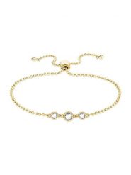 Tamaris Srebrna bransoletka z cyrkoniami rozmiar: onesize. Szare bransoletki damskie Tamaris, srebrne. Za 165.31 zł.