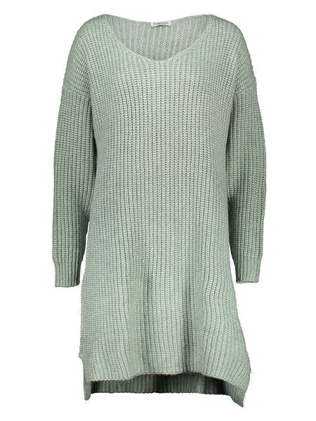 Sublevel Sukienka w kolorze zielonym rozmiar: S. Zielone sukienki damskie Sublevel, bez wzorów, ze splotem, bez ramiączek. Za 56.79 zł.