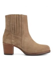 Mysa Skórzane botki "Pentas" w kolorze beżowym rozmiar: 39. Brązowe botki damskie mysa, eleganckie, bez obcasa, bez zapięcia. Za 354.94 zł.