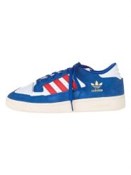 Adidas Skórzane sneakersy "Centennial 85" w kolorze niebiesko-biało-czerwonym rozmiar: 43 1/3. Niebieskie obuwie sportowe damskie Adidas, bez zapięcia. Za 171.28 zł.