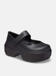 Crocs Baleriny "Stomp Jane" w kolorze czarnym rozmiar: 38/39. Czarne balerinki damskie Crocs, bez wzorów. Za 215.21 zł.