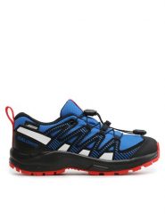 Salomon Buty do biegania Xa Pro V8 Cswp J 471262 09 W0 Niebieski. Niebieskie buty sportowe chłopięce Salomon, z materiału, bez zapięcia. Za 239.99 zł.