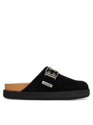 G-Star Raw Klapki BROOKE-25SS452 Czarny. Czarne klapki damskie G-Star Raw, bez wzorów, ze skóry, bez obcasa, bez zapięcia. Za 379.99 zł.