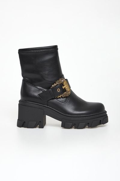 Trapery damskie VERSACE JEANS COUTURE. Trapery damskie Versace Jeans Couture, z jeansu, bez zapięcia. W wyprzedaży za 688.35 zł.