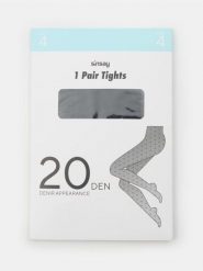 Rajstopy ze wzorem 20 DEN - czarny. Czarne rajstopy Sinsay, bez wzorów. Za 12.99 zł.