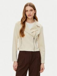 Vero Moda Kurtka z imitacji skóry Jose 10300938 Beżowy Regular Fit. Brązowe kurtki damskie Vero Moda, m, bez wzorów, ze skóry, bez kaptura. Za 129.99 zł.