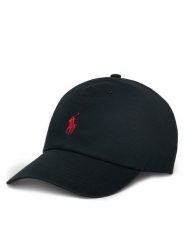 Polo Ralph Lauren Czapka z daszkiem 211912843019 Czarny. Czarne czapki z daszkiem damskie Polo Ralph Lauren, bez wzorów, z bawełny. Za 189.99 zł.