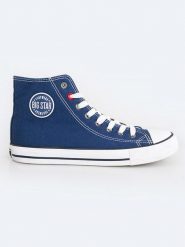 BIG STAR Sneakersy w kolorze granatowym rozmiar: 41. Niebieskie obuwie sportowe damskie Big Star, za kostkę, bez zapięcia. Za 89.99 zł.
