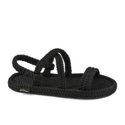 Sandały damskie Bahamas. Brązowe sandały damskie Aulp, bez wzorów, z kauczuku, z otwartym noskiem, bez obcasa, bez zapięcia. Za 349.99 zł.