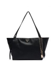 Guess Torebka Devon HWBG97 45230 Czarny. Czarne shopper bag Guess, z aplikacjami, ze skóry, bez dodatków. Za 634.99 zł.