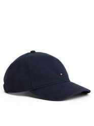 Tommy Hilfiger Czapka z daszkiem Th Flag Soft 6 Panel AW0AW17781 Granatowy. Niebieskie czapki z daszkiem damskie Tommy Hilfiger, bez wzorów, z bawełny. Za 149.99 zł.
