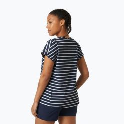 Koszulka damska Helly Hansen Thalia Summer Top. Niebieskie koszulki sportowe damskie Helly Hansen, bez wzorów, bez ramiączek. Za 159.99 zł.