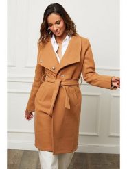 L'armoire de Suzette Płaszcz zimowy w kolorze karmelowym rozmiar: 40. Brązowe płaszcze damskie L'armoire de Suzette, na zimę, l, bez wzorów, z puchu, bez kaptura. Za 251.95 zł.