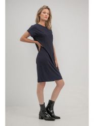 Josephine & Co Sukienka "Peggy" w kolorze granatowym rozmiar: 36. Niebieskie sukienki damskie Josephine & Co, bez wzorów, bez ramiączek. Za 197.45 zł.