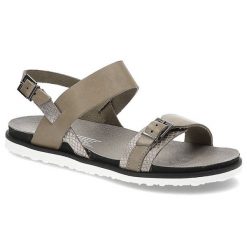 Szare Sandały Lemar Skórzane Buty Damskie. Szare sandały damskie Lemar, bez wzorów, ze skóry, bez obcasa, bez zapięcia. Za 139.00 zł.