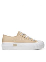 Lee Trampki Isla C Women Low 50251001.33F Beżowy. Brązowe trampki damskie Lee, bez wzorów, z materiału, bez zapięcia. Za 109.99 zł.