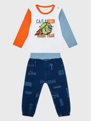 Guess Komplet bluzka i spodnie I3RG08 K8HM3 Kolorowy Regular Fit. Spodnie niemowlęce Guess, z aplikacjami, z bawełny, bez kołnierzyka, bez ramiączek. Za 229.99 zł.