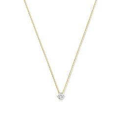 Beloro Naszyjnik Beloro Jewels Monte Napoleone Stella złoty - 9-karatowe złoto Naszyjniki 1 ct Damski. Żółte naszyjniki damskie Beloro, z cyrkonią, złote. Za 635.99 zł.