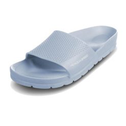 Klapki basenowe unisex Aqua Speed Oslo. Niebieskie klapki damskie Aqua-Speed, bez wzorów, bez obcasa, bez zapięcia. Za 59.99 zł.