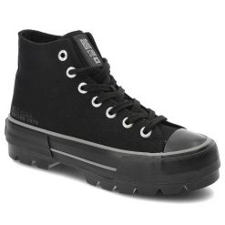 Czarne Trampki Big Star Damskie Wygodne Obuwie. Czarne trampki damskie Big Star, bez wzorów, bez zapięcia. Za 129.00 zł.