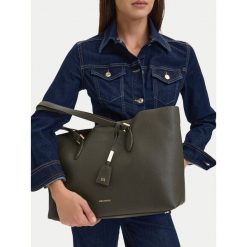 Torebka GINO ROSSI. Brązowe shopper bag Gino Rossi, bez wzorów, bez dodatków. Za 259.99 zł.