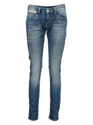 Herrlicher Dżinsy - Skinny fit - w kolorze niebieskim rozmiar: W24. Niebieskie jeansy damskie Herrlicher. Za 96.60 zł.