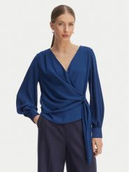 Rinascimento Koszula CFC0127578003 Niebieski Regular Fit. Niebieskie koszule damskie Rinascimento, m, bez wzorów, z syntetyku, biznesowe, bez kołnierzyka, bez ramiączek. Za 399.99 zł.