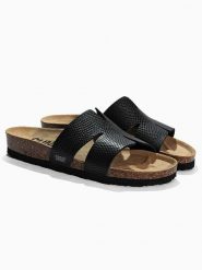 Sunbay Klapki "Jeel" w kolorze czarnym rozmiar: 37. Czarne klapki damskie Sunbay, bez wzorów, z otwartym noskiem, bez obcasa, bez zapięcia. Za 136.13 zł.