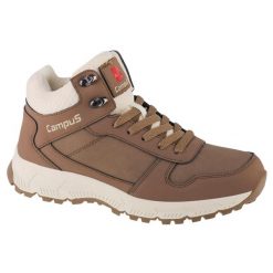 Buty trekkingowe damskie, Campus Rosa. Brązowe obuwie trekkingowe damskie Campus, z gumy, bez zapięcia. Za 289.99 zł.