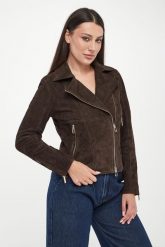 Kurtka damska ramoneska zamszowa Luisa JOOP!. Kurtki damskie Joop!, s, bez wzorów, z zamszu, bez kaptura. Za 2,489.00 zł.
