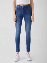 LTB Dżinsy "Amy X Ikeda" - Skinny fit - w kolorze niebieskim rozmiar: W25/L32. Niebieskie jeansy damskie LTB, z podwyższonym stanem. Za 65.85 zł.